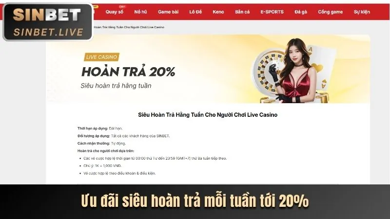 Hoàn trả không giới hạn 888p